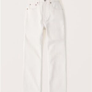 Curve Love Ultra High Rise Ankle Straight Jean - Cream